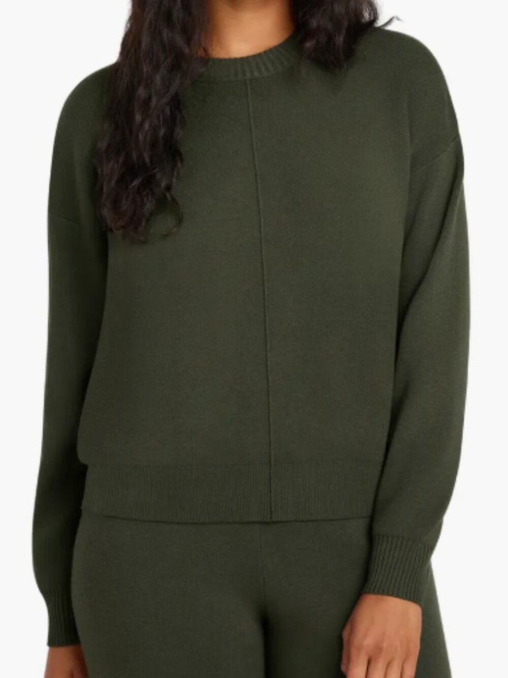 Cella Jane Stripe Front Seam Sweater